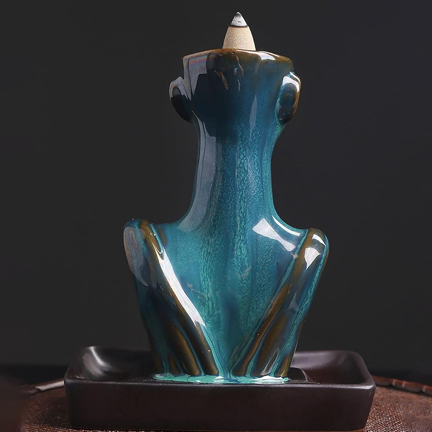 Ceramic Beauty Statue Backflow Incense Burner - Elegant Home Decor